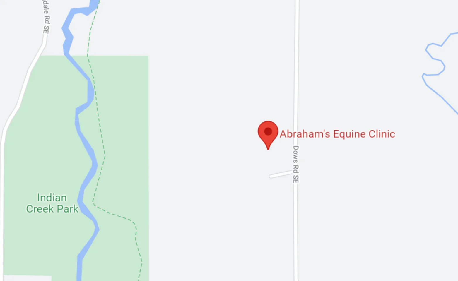 Abrahams' Equine Clinic 1276 - Map